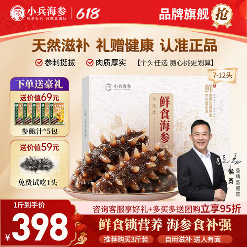 小兵海参辽刺参鲜食海参营养高