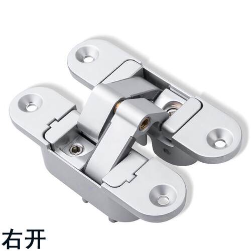 隐形门合页折叠门可调暗门木门三维暗藏十字180度内外开隐藏铰链