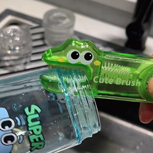 三合一杯盖刷水杯盖清洗神器无死角奶瓶保温杯缝隙U型杯口清洁刷