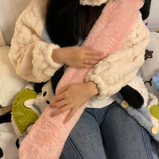 暖水袋被窝专用长条注水热水袋暖床神器大号暖脚毛绒外套不烫手