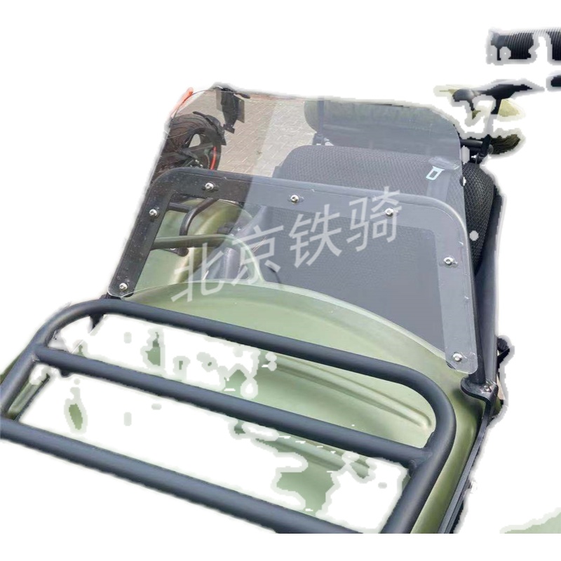 热销鑫源500改装配件斗布挡风护手行李架车衣靠背货架座套护杠旗