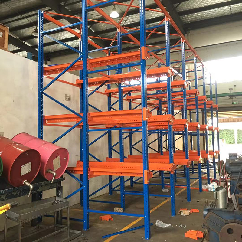 热销仓储贯通式货架通廊式驶入式货架重型托盘货架工厂库房车间可