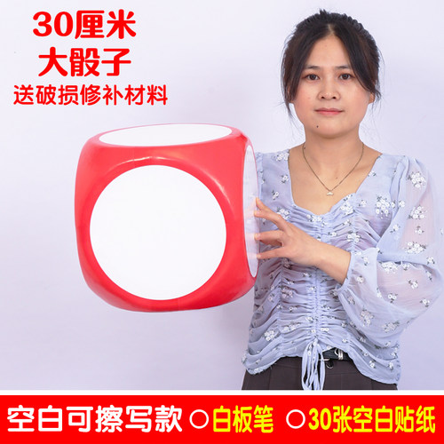 空白可擦写泡沫大骰子送修补材料