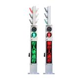 厂家货源钣金机箱交通信号灯人行横道一体式 红绿灯智能按钮指示灯