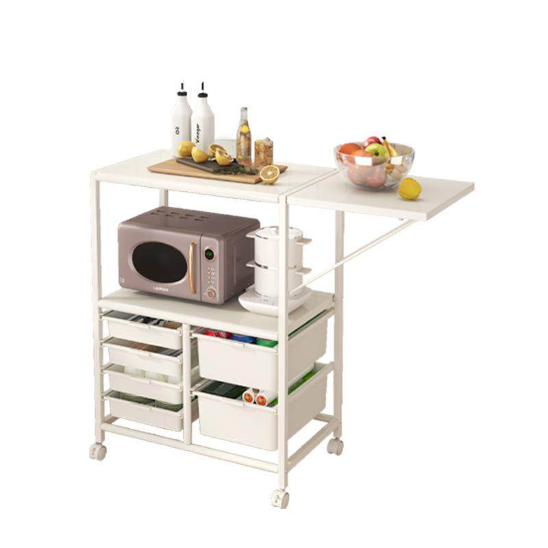 移动餐边柜厨房置物架落地微波炉收纳储物柜备餐工作台切菜多层桌,住宅家具,餐边柜,淘宝优惠券,粉丝福利购,淘宝优惠卷