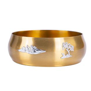 纯铜手工壶承小茶盘大日式茶洗水盂建水带盖干泡台