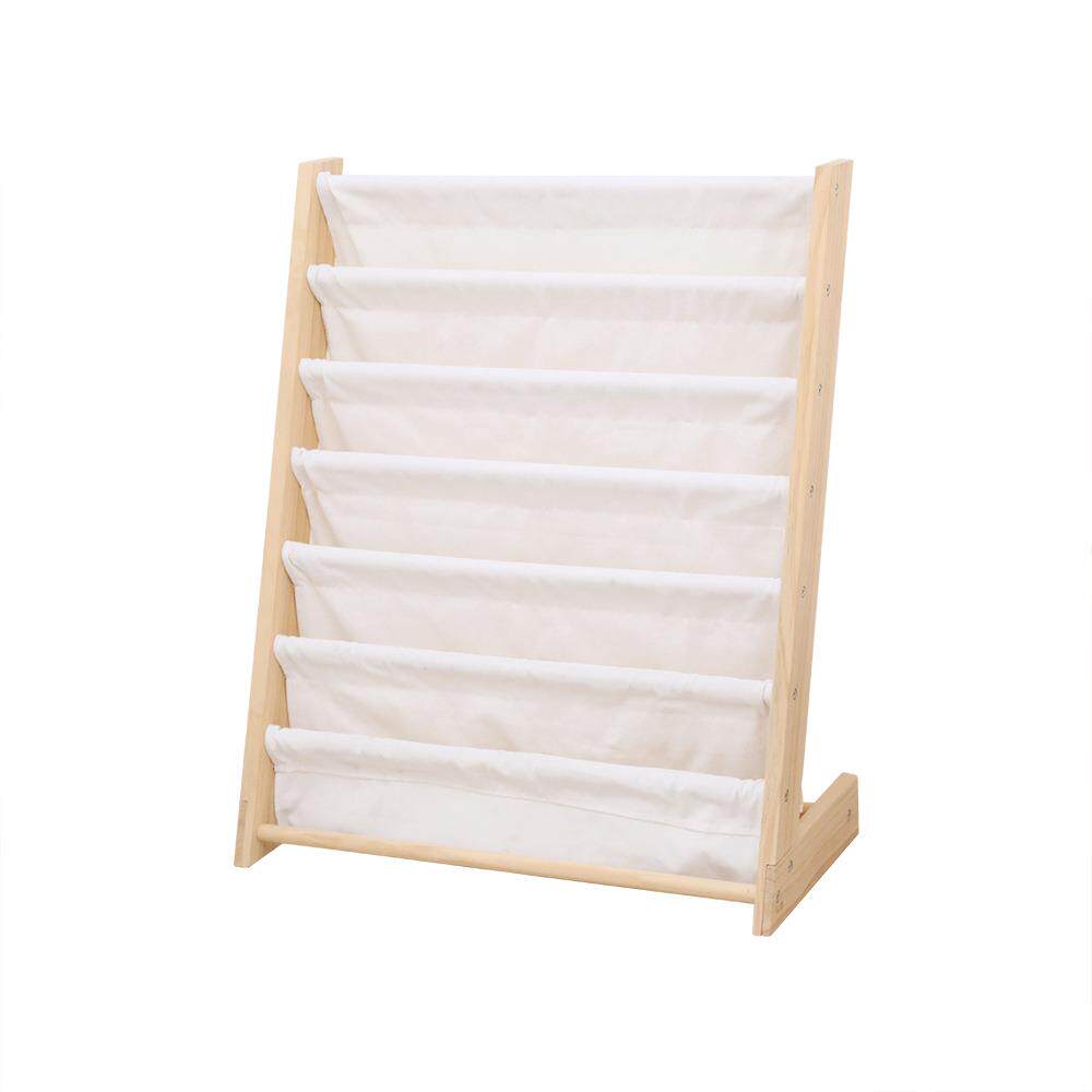 实木儿童绘本架简易落地木质图书架子幼儿园培训机构阅读架书架