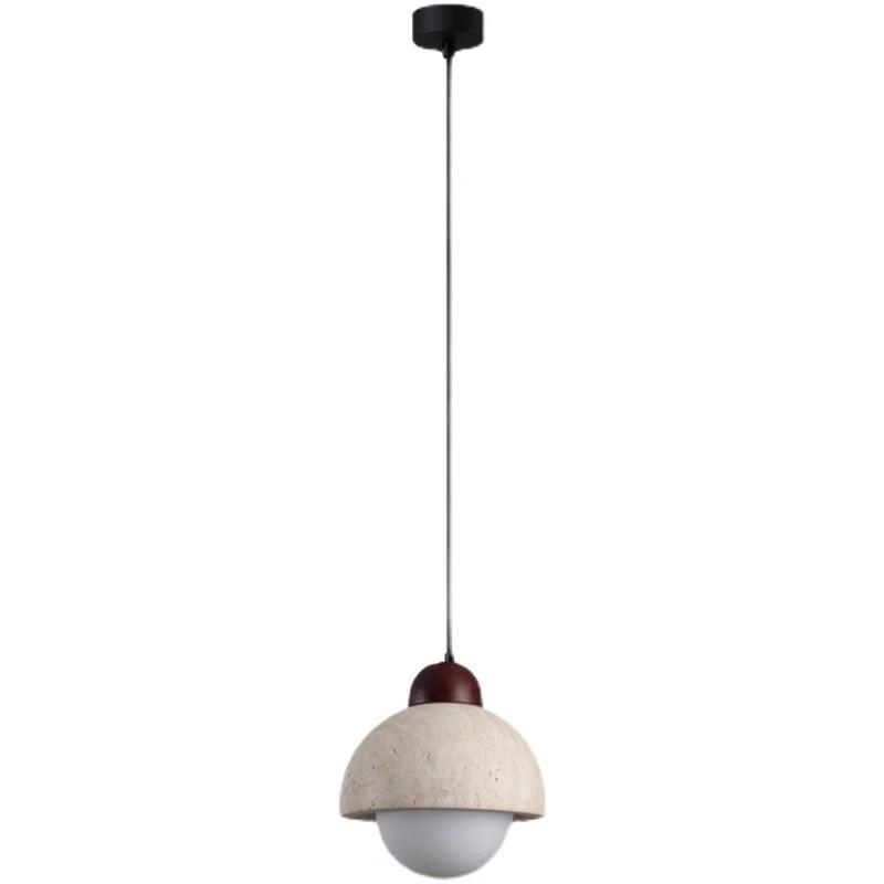 复古北欧黄洞石日侘寂624风卧室床头吊灯式意设计师宿餐民厅创小