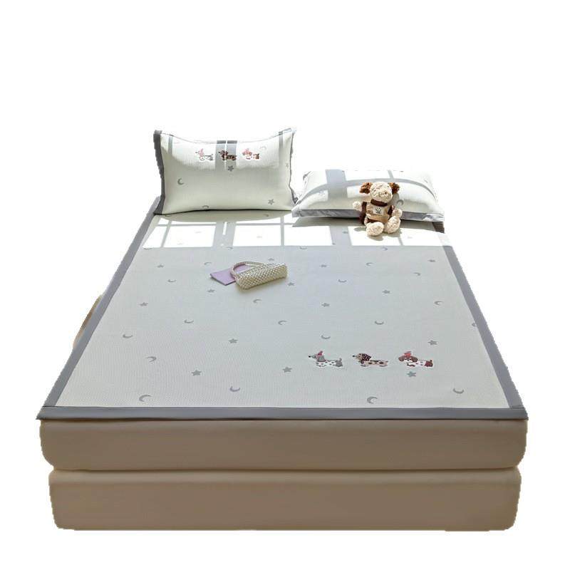 夏季冰豆豆凉席2025新款可机水洗冰丝空调软席子学生宿舍单双人天,床上用品,冰丝席,淘宝优惠券,粉丝福利购,淘宝优惠卷