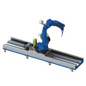 JNC焊接机器人行走轨道搬运机器手行走轴机器人第七轴半封闭地轨