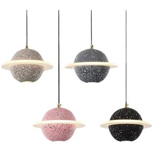 LOFT北欧水泥恒星吊灯创意个性 客餐厅吧台楼梯床头卧室星球小吊灯