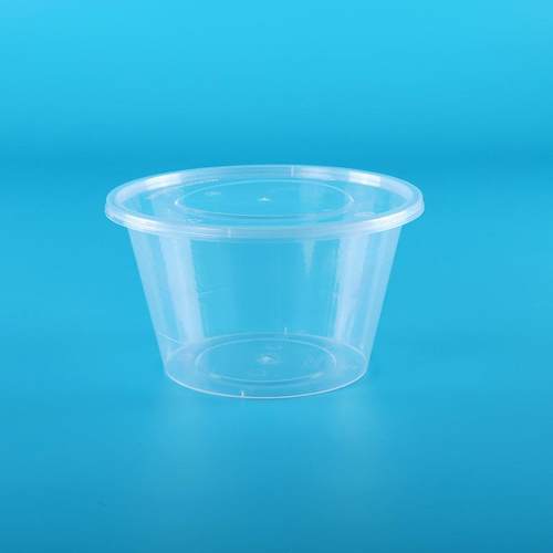 打包盒一次性餐盒圆形塑料加厚透明便当快餐盒汤碗300-3000ML