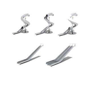 户外不锈钢滑梯友好公园无动力游乐设备厂家幼儿园设施组合滑梯