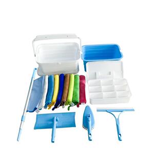 轻喜到家58保洁拖把抹布收纳箱保洁布家政工具全套装专用培训阿姨