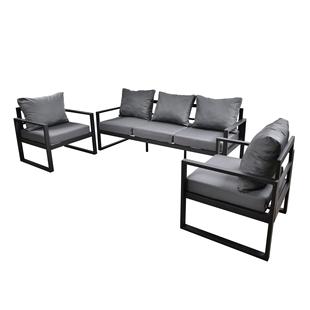 沙发户外休闲铁艺沙发组合别墅庭院沙发简约防水防晒工业风座椅