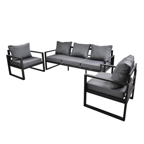 沙发户外休闲铁艺沙发组合别墅庭院沙发简约防水防晒工业风座椅