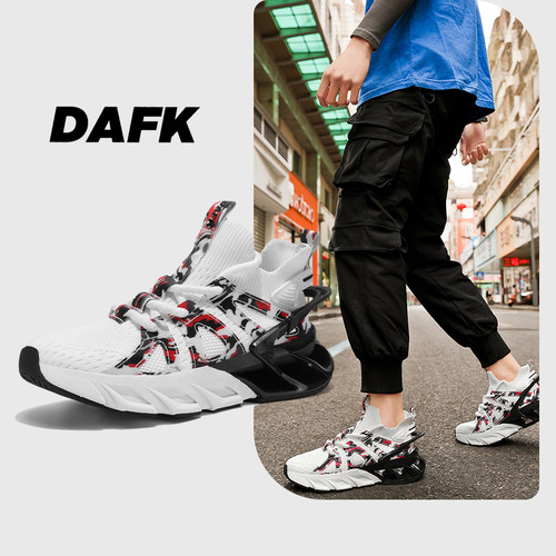 DAFK/刀锋国潮机甲风慢跑鞋