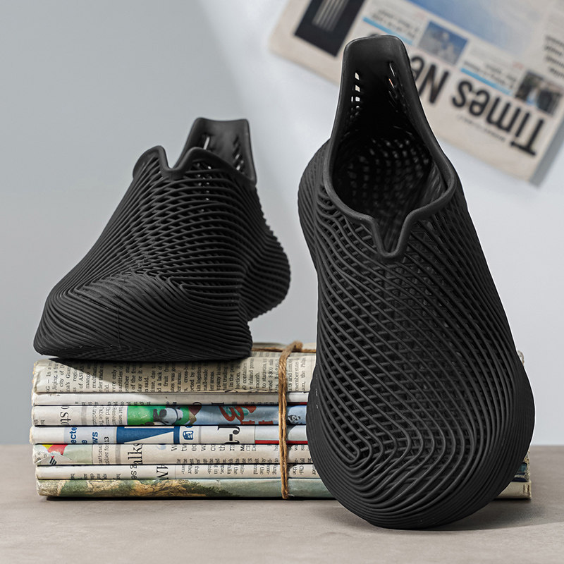 DAFK刀锋3D打印透气一脚蹬鞋