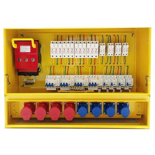 工地临时插座箱工业插座标准型380V防水防爆配电箱工程二级配电箱