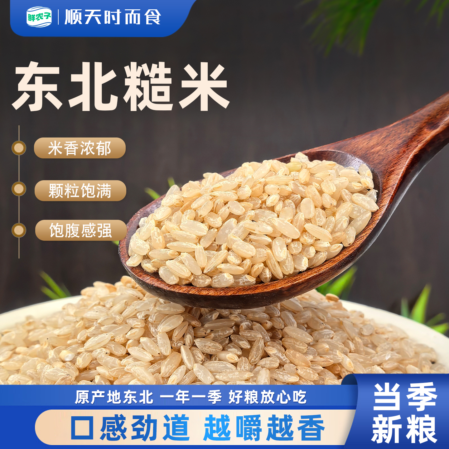 东北糙米粗粮孕妇低脂代餐五谷杂粮五色起色糙米家用批发糙米