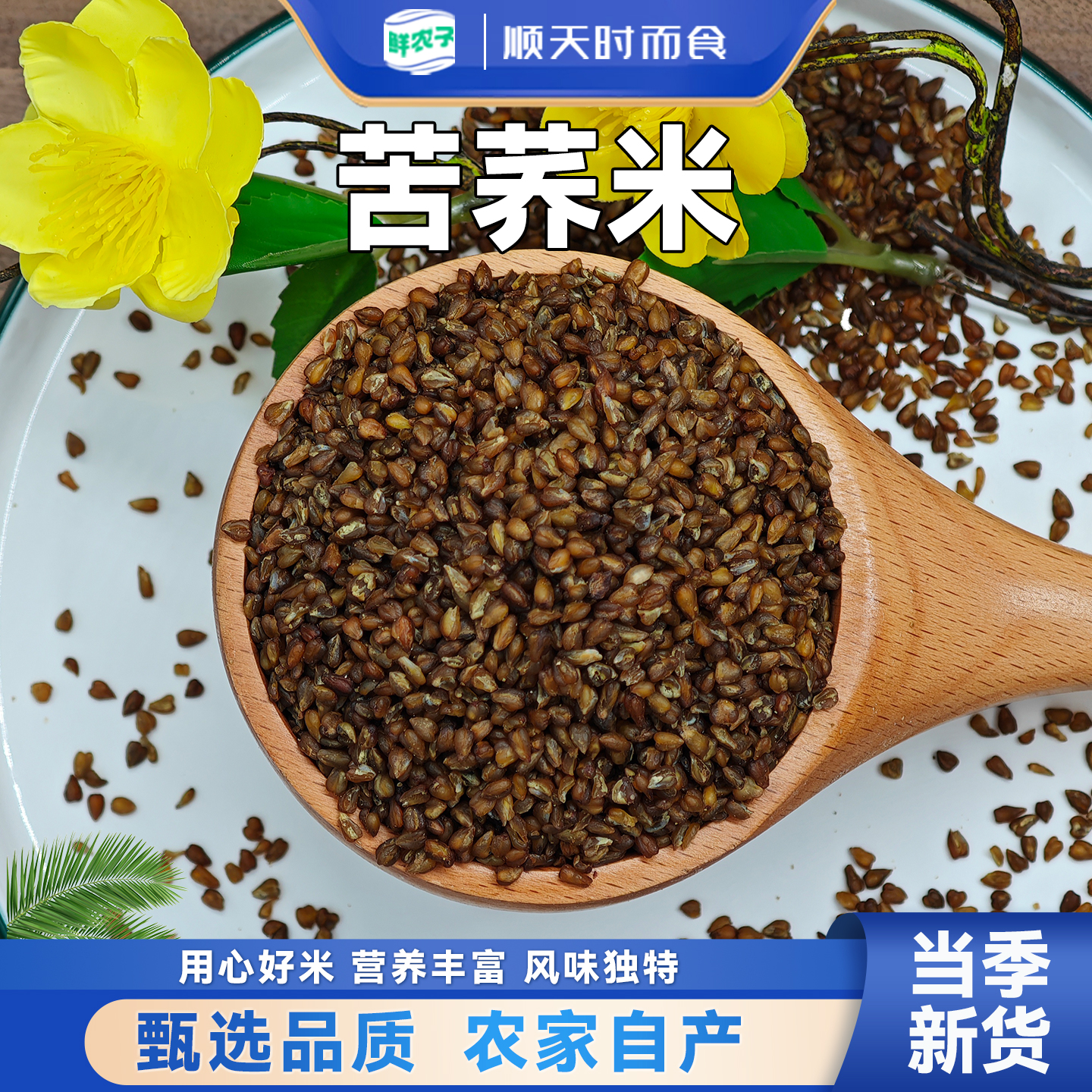 苦荞米黑苦荞苦荞麦米农家自产粗粮煮粥煲饭全胚营养当季新粮