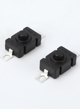 1个黑色方形开关(自锁两脚) 开源单片机微型开关配件电子DIY材料