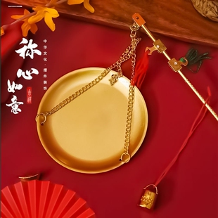 抓药加厚带刻度小称中医家用精准小秤簸箕商用小杆中药称克秤老式
