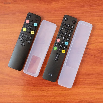 适用TCL电视机遥控器保护套透明可爱卡通雷鸟遥控器套硅胶防摔套