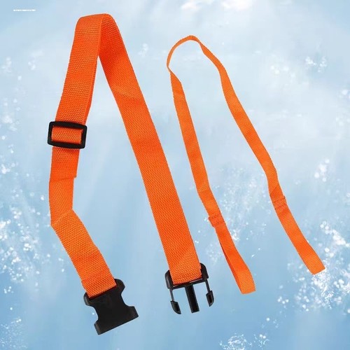 游泳浮标腰带加长连接绳救生圈跟屁虫浮漂绑带双保险游泳圈安全绳