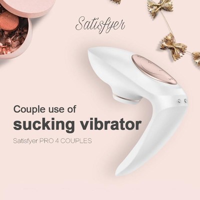 Germany Satisfyer Pro 4 Rechargeable Couple39;s Sucking Vi