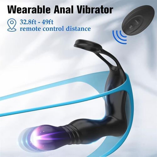 Prostate Plug Anal Vibrator Sex toys for Men Masturbator toy