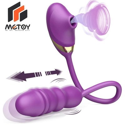 Metoy Clitoral Thursting Sucking Vibrator Clitoris Tongue Di