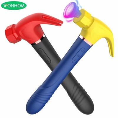 Hammer Dildo Vibrator Clit Sucking G Spot Nipple Vagina Anal