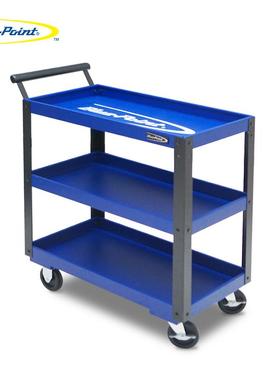 美国BLUEPOINT蓝点进口工具车推车多功能维修工具汽修三层手推车