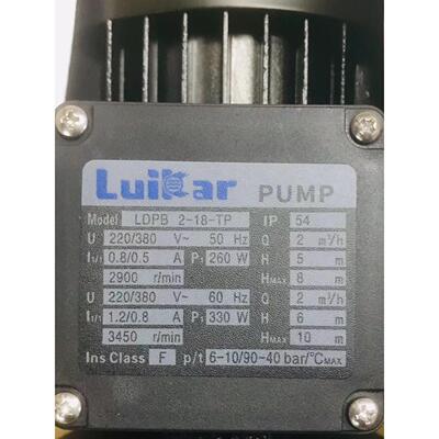 线切割水泵洛凯水泵中走丝水泵Rocoi中走丝专用高压水泵LDPB215TP