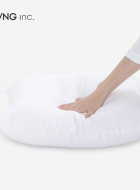 LIVING inc. 抱枕芯 白色靠垫靠枕芯正方形腰枕芯长方4550可拆洗