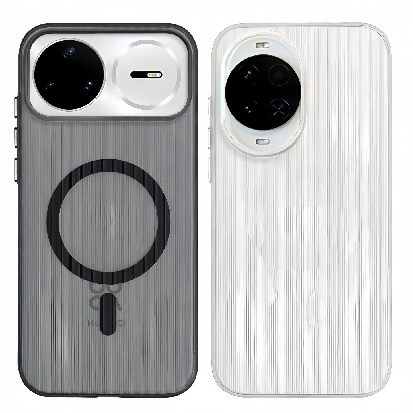 适用华为noav15Ultra手机壳新款nova15超薄magsafe磁吸散热15pro瓦楞磨砂半透明14男女轻奢商务13高级感硬壳