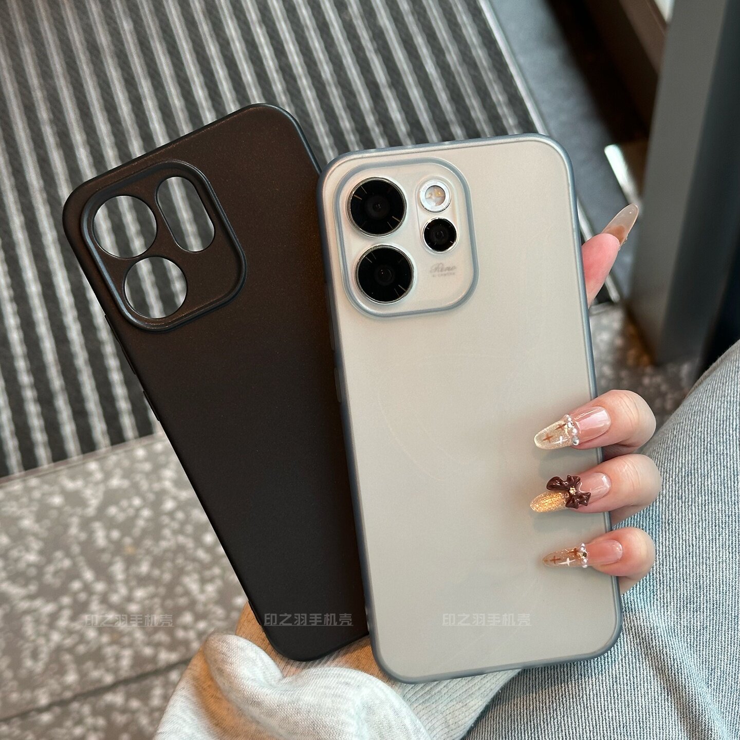 超薄磨砂透色软壳适用oppoReno15