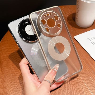 电镀磨砂磁吸硬壳适用华为mate80