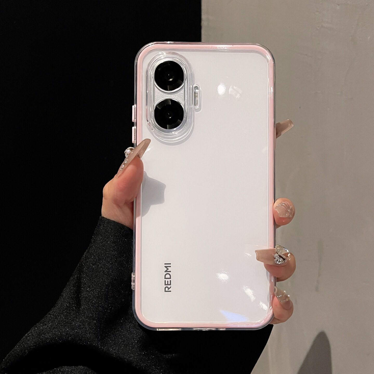 适用红米turbo4撞色二合一保护壳