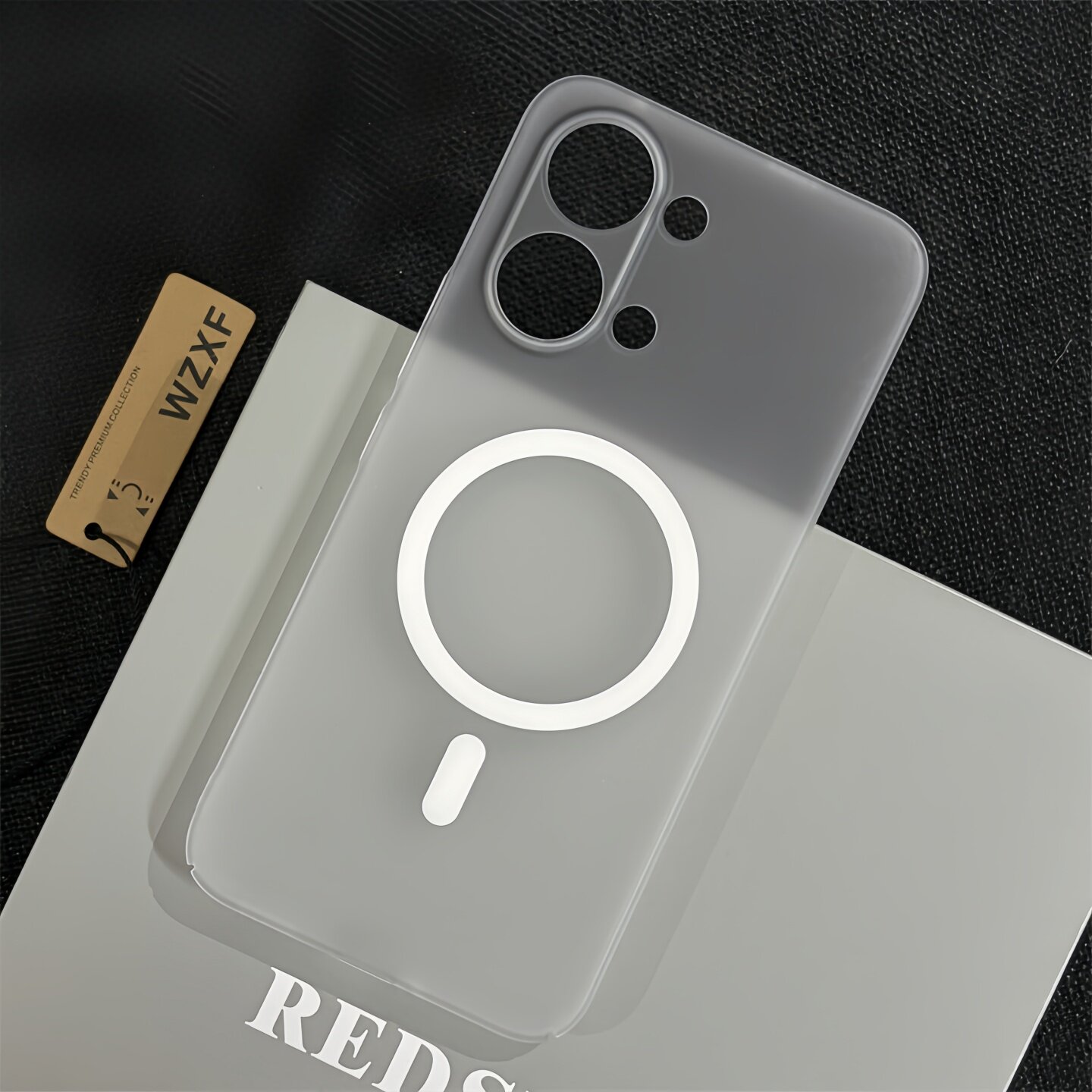 适用红米turbo5手机壳新款小米Turbo5max超薄冰雾磁吸硬壳Turbo4透明磨砂note15镜头全包防摔保护套k90pm男女