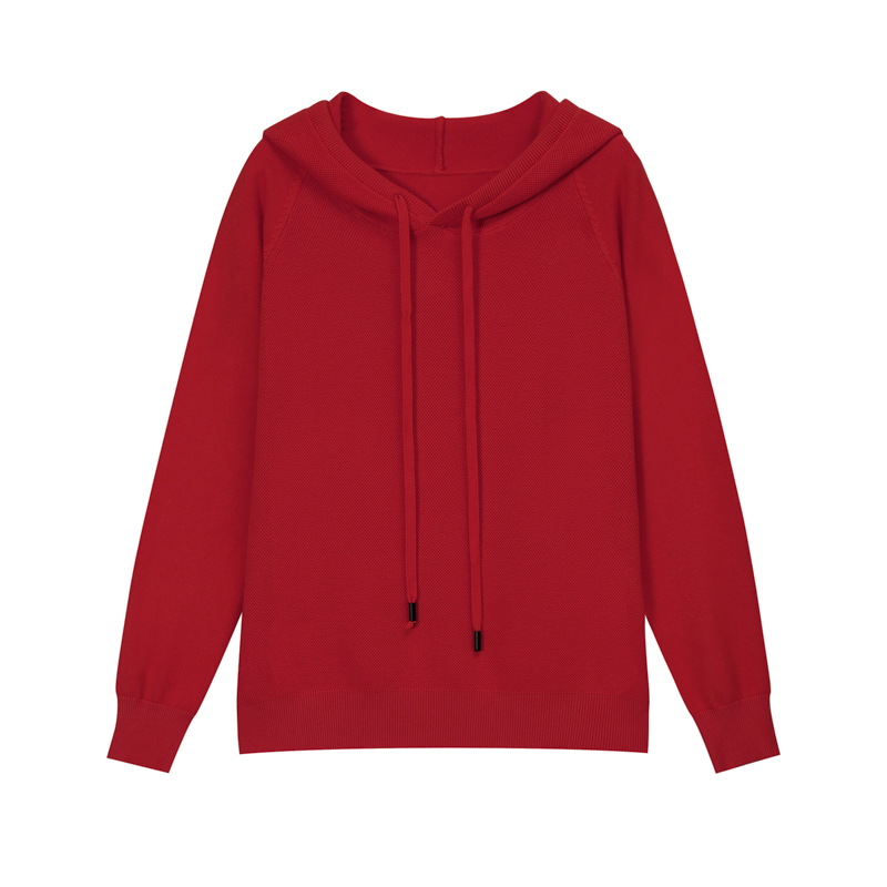 【九蒸九煮德绒界的水煮羊毛】连帽针织上衣A0089243 10.20