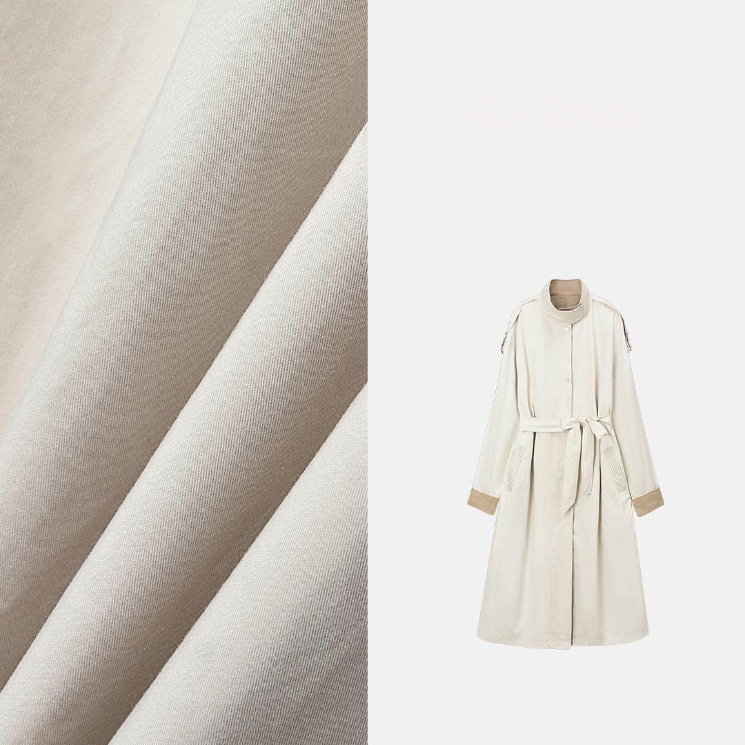 【2025秋冬新款】气质立领休闲系带长款风衣ZCA3032