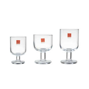 Bormioli意大利进口透明玻璃酒杯矮脚甜品杯葡萄酒酒具香槟红酒