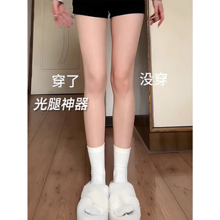 外穿 袜加绒打底裤 韩国光腿神器女秋冬2025新款 裸感超自然水光连裤