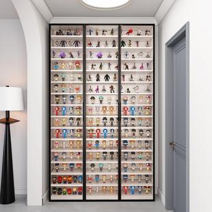 轻奢盲盒展示架玩具积木手办陈列柜壁挂收纳盒防尘玻璃展示柜定制