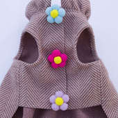 狗狗秋冬衣服宠物法斗泰迪比熊约克夏幼中小型犬狗狗衣服连身裙子