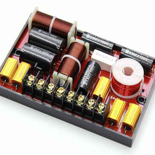 汇英音响升级款全靓声电容发烧车载汽车二分频车用进口喇叭分频器