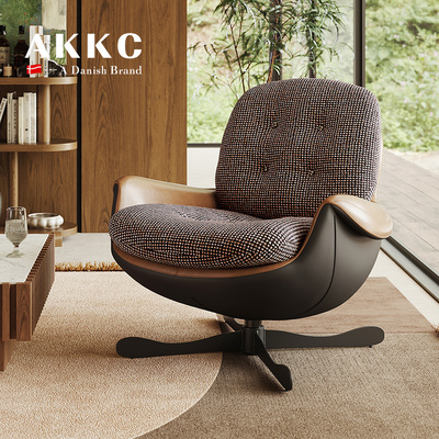 AKKC中古风转椅设计师客厅家用单人懒人沙发高级轻奢可睡可躺创意