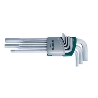 世达正品 9件套加长内六角扳手 1.5-10MM 09107 09107A